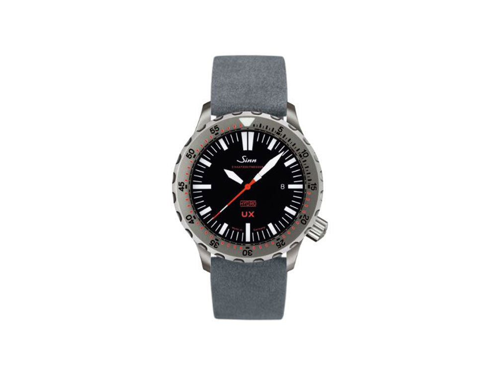 Reloj de Cuarzo Sinn UX Diving, ETA 955.652, 44mm, Negro, 403.030 LB163
