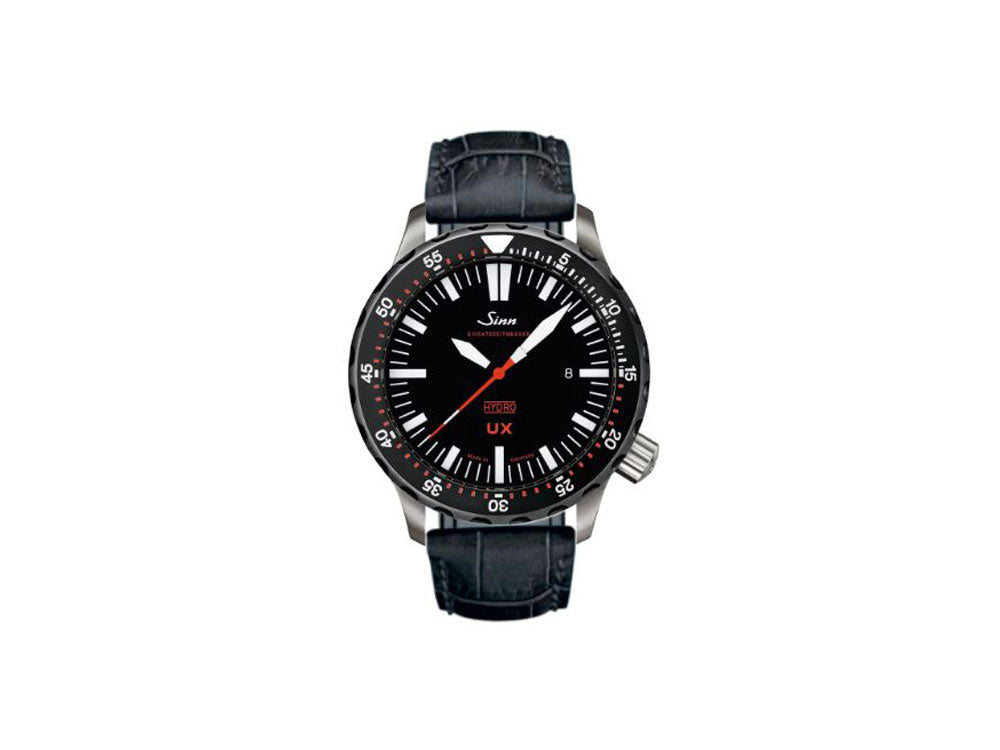 Reloj de Cuarzo Sinn UX SDR, ETA 955.652, 44mm, 500 atm, Negro, 403.050 LB5