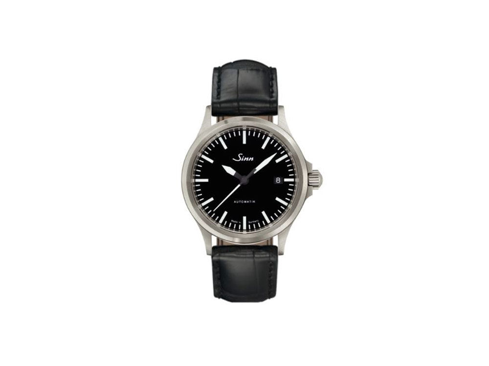 Reloj Automático Sinn 556 I, SW 200-1, Negro, Correa de piel, 556.010 LB12