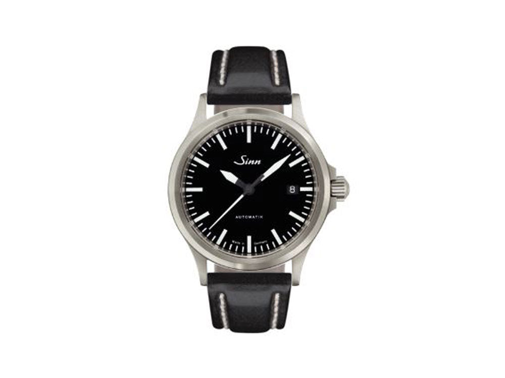 Reloj Automático Sinn 556 I, Negro, Correa de piel, 556.010 LB35