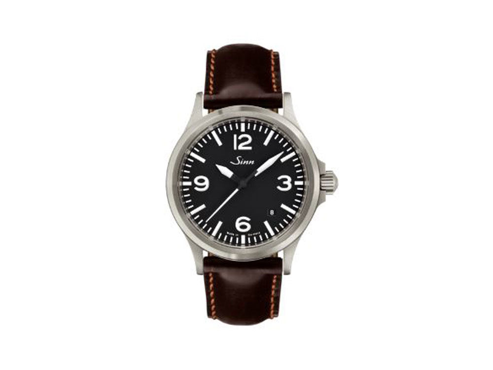 Reloj Automático Sinn 556 A, Negro, Correa de piel, 556.014 LB19