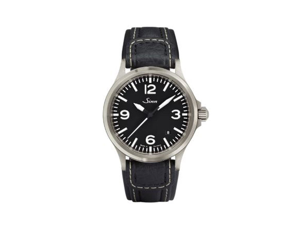 Reloj Automático Sinn 556 A, Negro, Correa de piel, 556.014 LB86