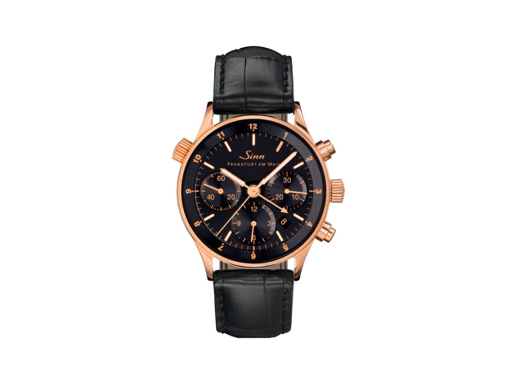 Reloj Automático Sinn Financial District Rose Gold, SW 500, GMT, 6000.040 LB12