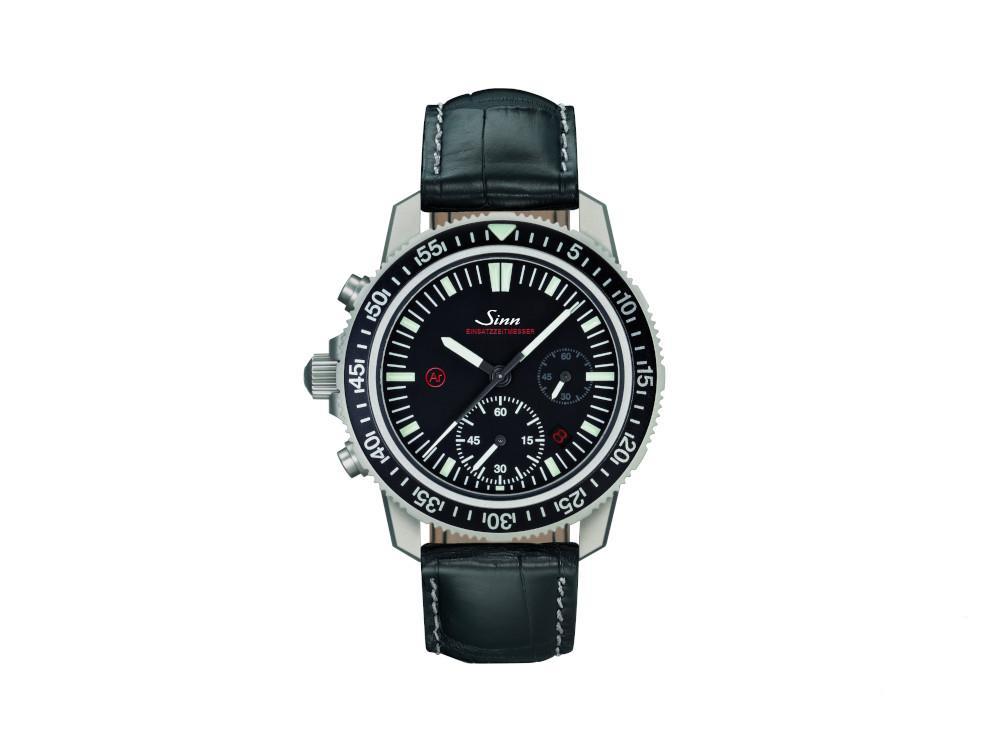 Reloj Automático Sinn IW-EZM 13, Negro, 41 mm, Piel, Zafiro, 613.011 LB1