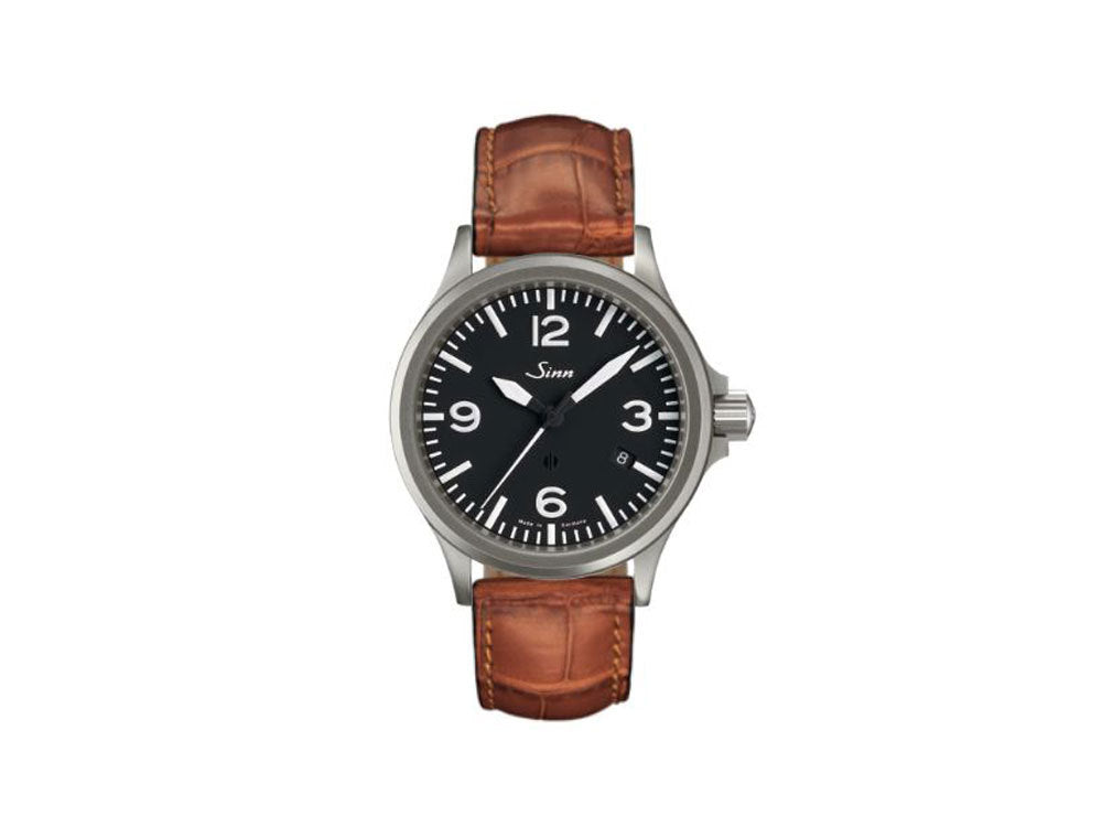 Reloj Automático Sinn 856, SW 300-1, 40 mm, Correa de piel, 856.011 LB14