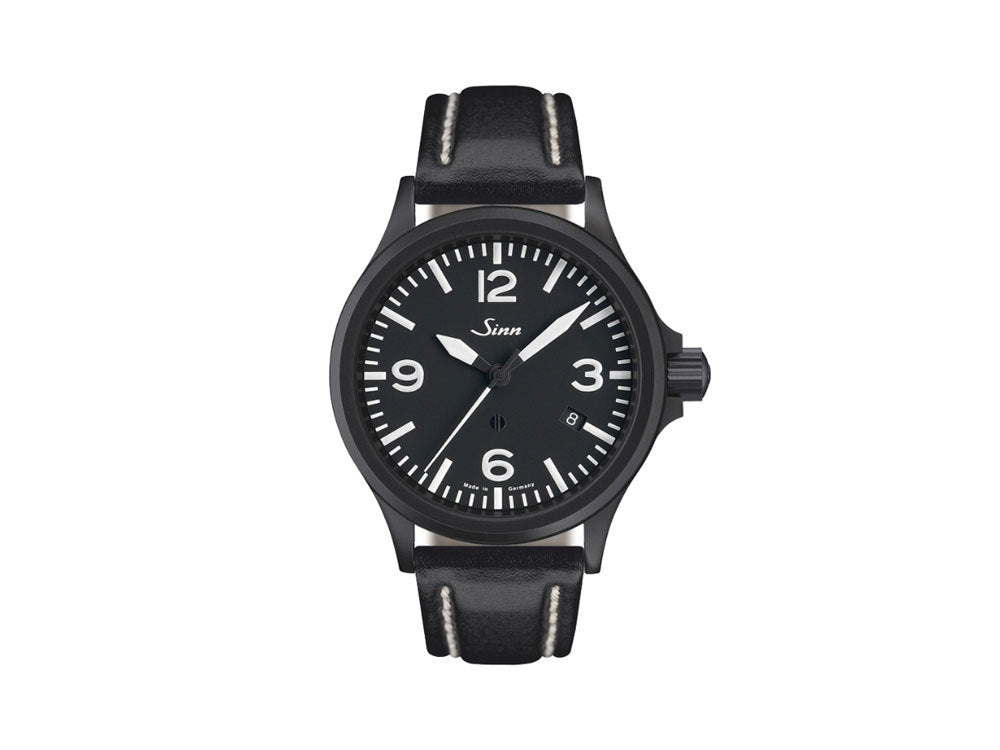 Reloj Automático Sinn 856 S, SW 300-1, PVD, 40mm, Correa de piel, 856.023 LB35