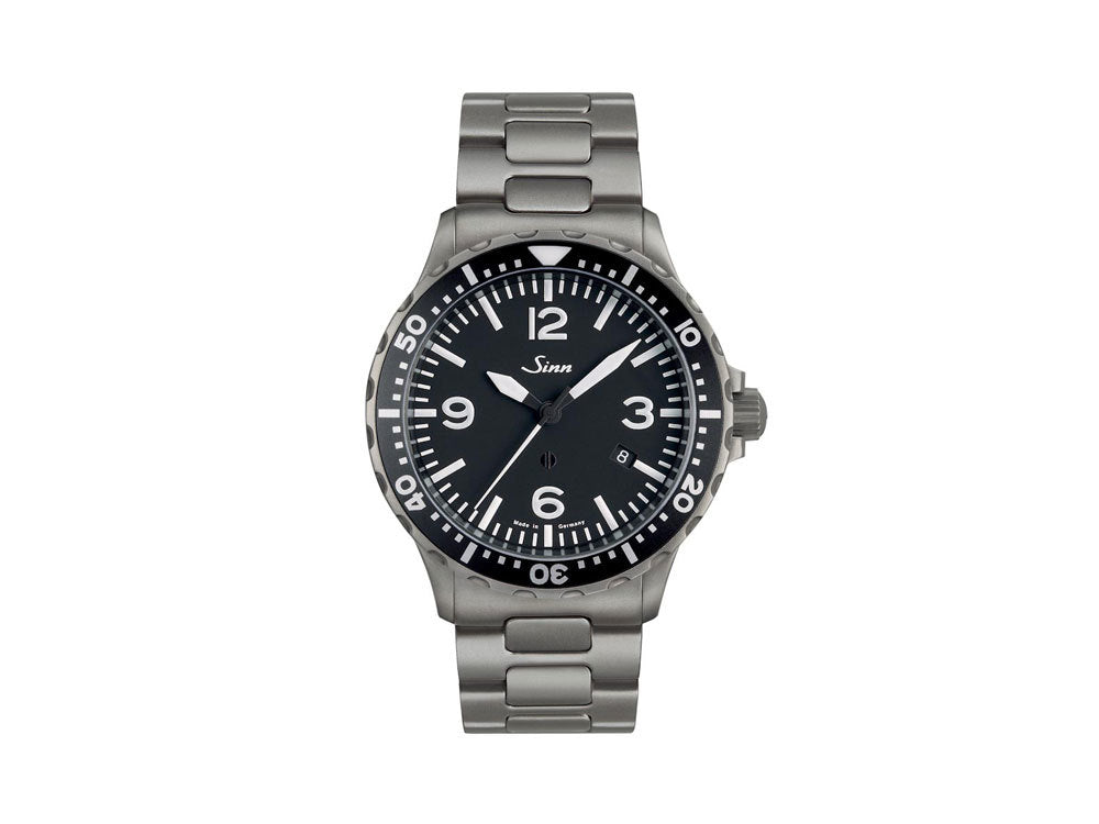 Reloj Automático Sinn 857, SW 300-1, 43mm, Negro, Tegiment, 857.012 MB114