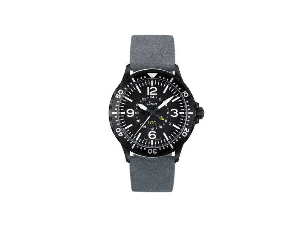 Reloj Automático Sinn 857 S UTC, ETA 2893-2, PVD, 43mm, GMT, Piel, 857.020 LB163