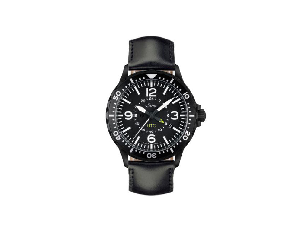 Reloj Automático Sinn 857 S UTC, ETA 2893-2, PVD, 43mm, GMT, Piel, 857.020 LB34