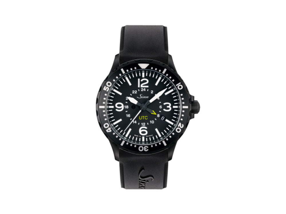 Reloj Automático Sinn 857 S UTC, ETA 2893-2, 43mm, GMT, Silicona, 857.020 SI47