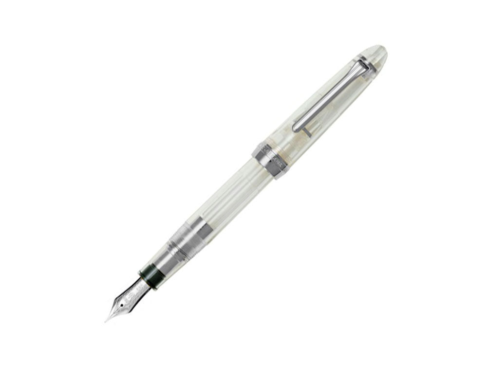 Estilográfica Sailor 1911 Large Series, Demonstrator Silver, Cromo, 9223