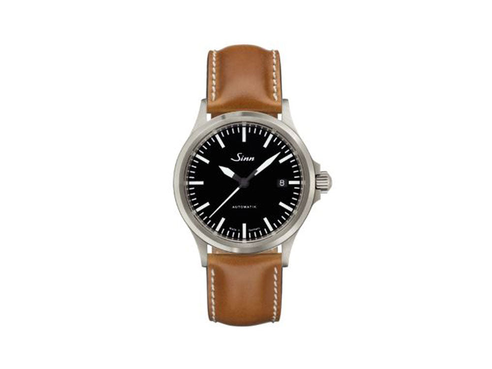 Reloj Automático Sinn 556 I, Negro, Correa de piel, 556.010 LB140
