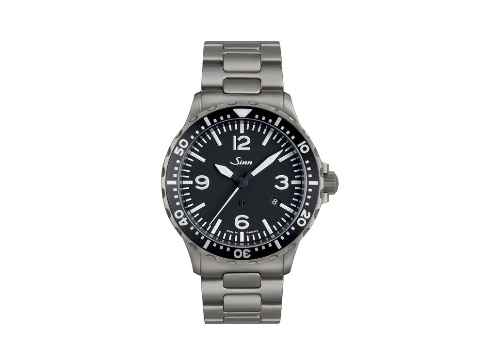 Reloj Automático Sinn 857, SW 300-1, 43mm, Negro, Tegiment, 857.012 MB114