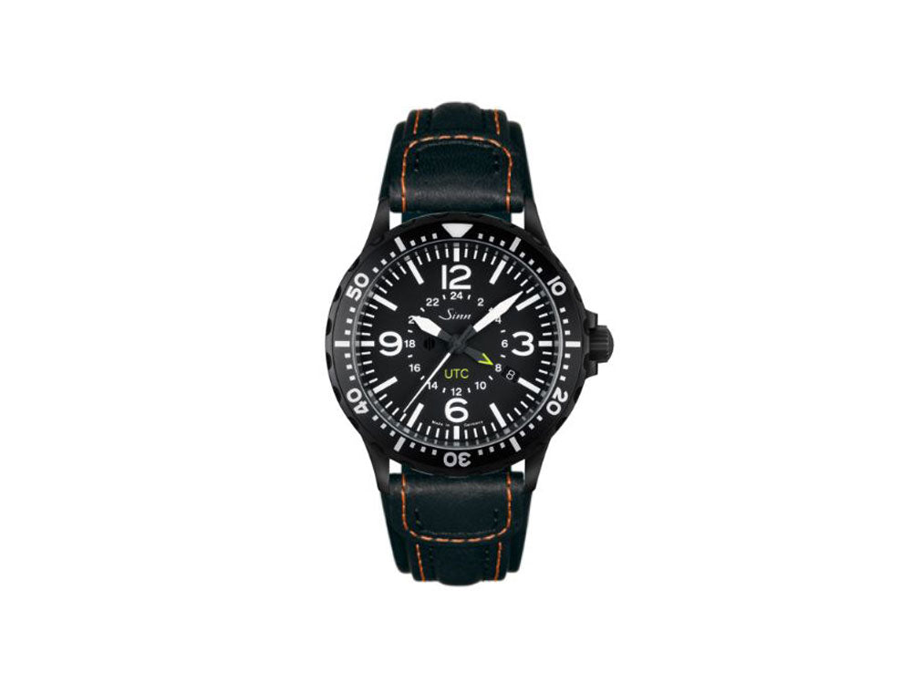 Reloj Automático Sinn 857 S UTC, ETA 2893-2, PVD, 43mm, GMT, Piel, 857.020 LB101