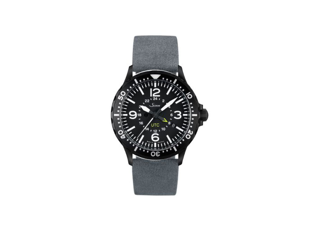 Reloj Automático Sinn 857 S UTC, ETA 2893-2, PVD, 43mm, GMT, Piel, 857.020 LB163