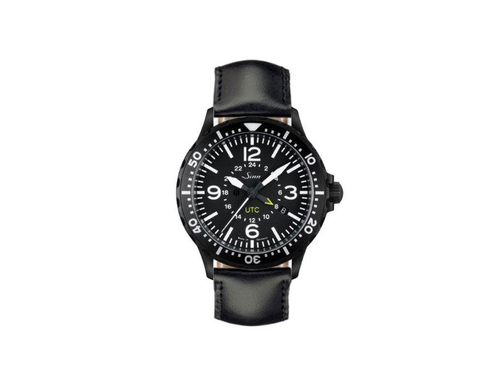 Reloj Automático Sinn 857 S UTC, ETA 2893-2, PVD, 43mm, GMT, Piel, 857.020 LB34