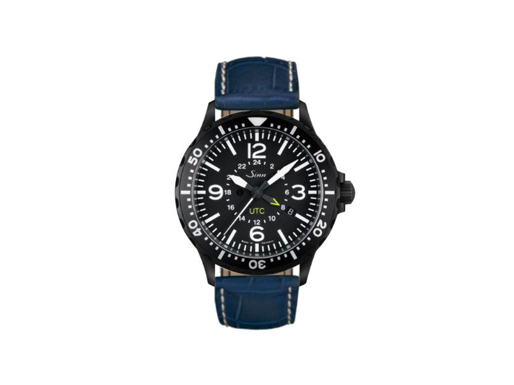 Reloj Automático Sinn 857 S UTC, ETA 2893-2, PVD, 43mm, GMT, Piel, 857.020 LB8