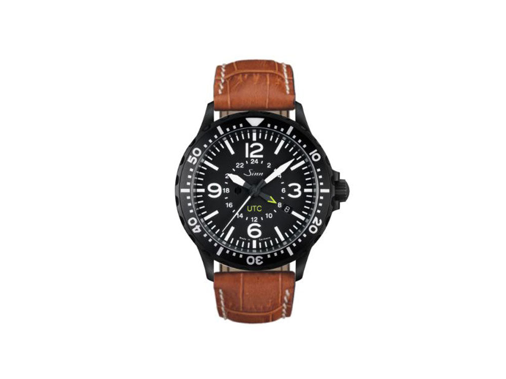 Reloj Automático Sinn 857 S UTC, ETA 2893-2, PVD, 43mm, GMT, Piel,8 57.020 LB9