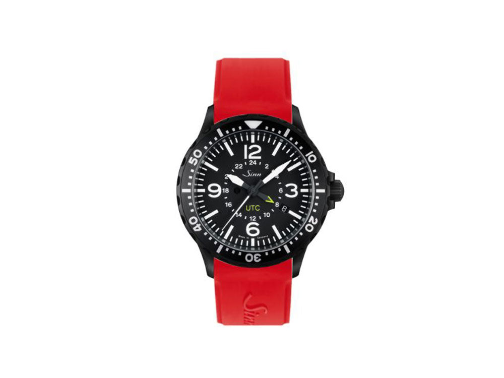 Reloj Automático Sinn 857 S UTC, ETA 2893-2, 43mm, GMT, Silicona, 857.020 SI110