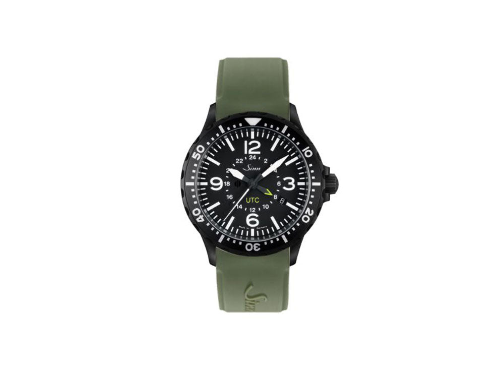 Reloj Automático Sinn 857 S UTC, ETA 2893-2, 43mm, GMT, Silicona, 857.020 SI118