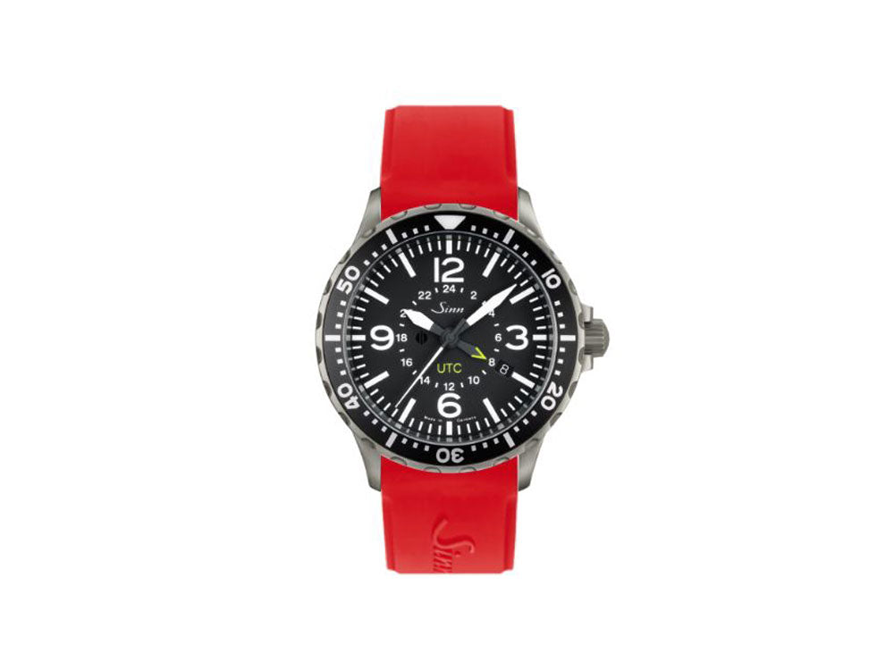 Reloj Automático Sinn 857 UTC, ETA 2893-2, 43mm, GMT, Silicona, 857.010 SI108