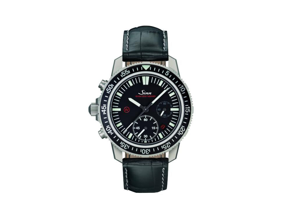 Reloj Automático Sinn IW-EZM 13, Negro, 41 mm, Piel, Zafiro, 613.011 LB1