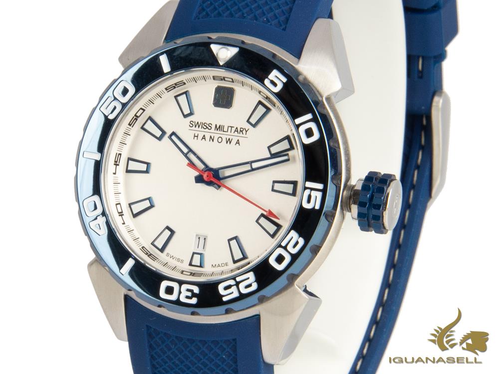 Reloj de Cuarzo Swiss Military Hanowa Scuba Diver Lady, Blanco, 6-6323.04.001