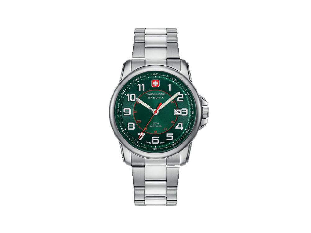 Reloj de Cuarzo Swiss Military Hanowa Land Swiss Grenadier, Verde, 6-5330.04.006