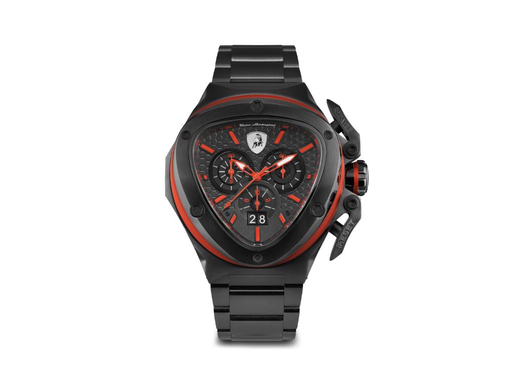 Reloj de Cuarzo Tonino Lamborghini Spyder X Rojo, PVD, 53 mm, Cronógrafo, T9XA-B