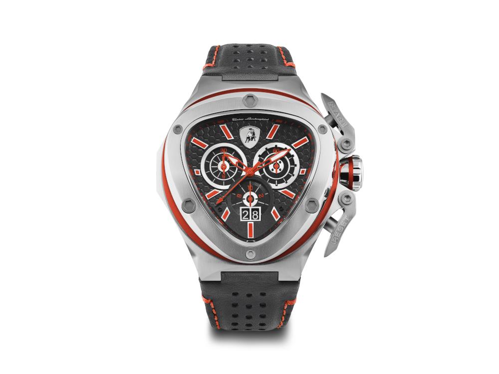 Reloj de Cuarzo Tonino Lamborghini Spyder X Rojo SS, 53 mm, Crono, T9XA-SS