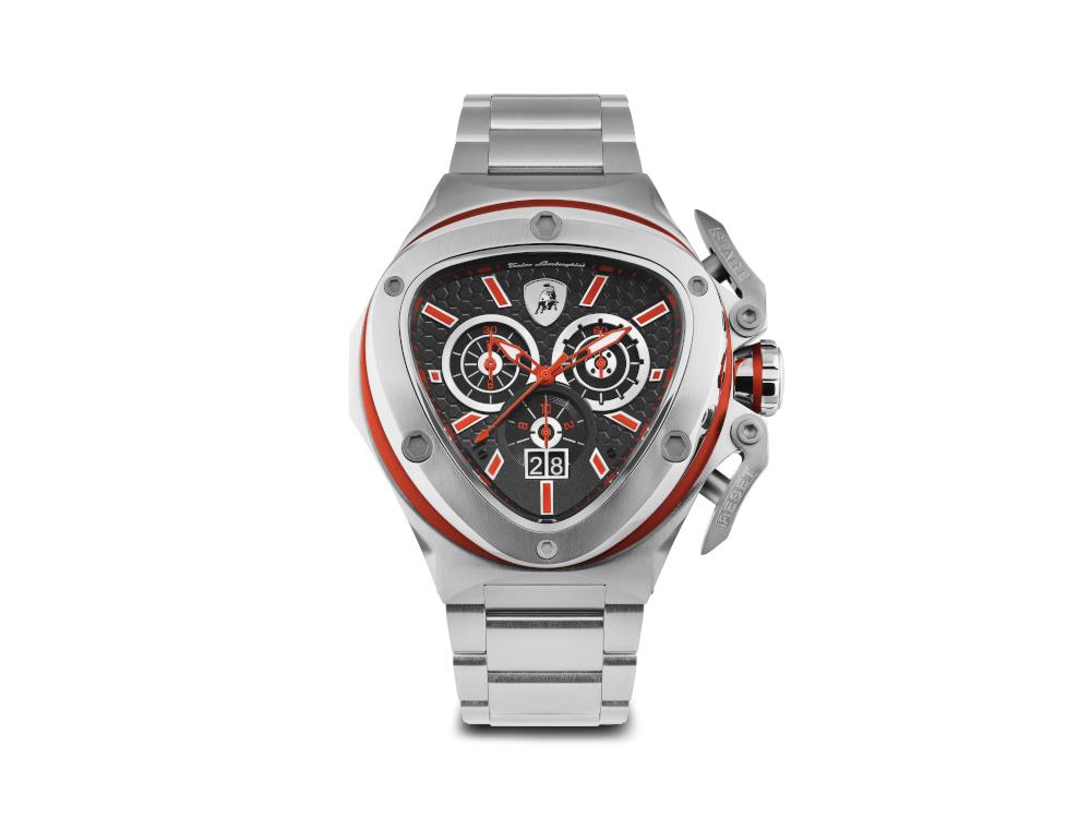 Reloj de Cuarzo Tonino Lamborghini Spyder X Rojo SS, 53 mm, Crono, T9XA-SS-B