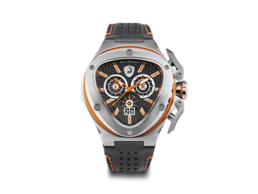 Reloj de Cuarzo Tonino Lamborghini Spyder X Naranja SS, 53 mm, Crono, T9XB-SS