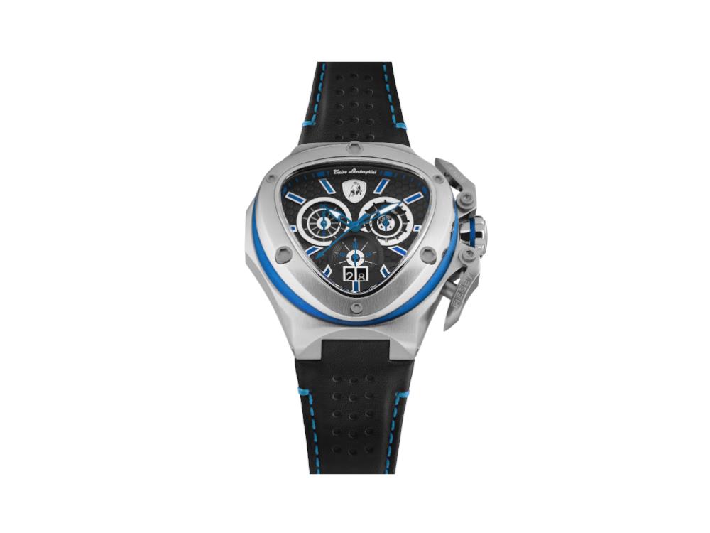 Reloj de Cuarzo Tonino Lamborghini Spyder X Azúl SS, 53 mm, Cronógrafo, T9XC-SS