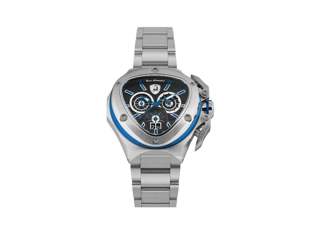 Reloj Cuarzo Tonino Lamborghini Spyder X SS Blue, 53 mm, Cronógrafo, T9XC-SS-B