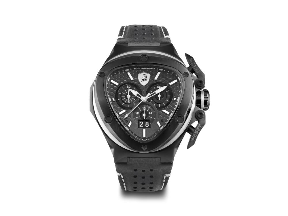 Reloj de Cuarzo Tonino Lamborghini Spyder X, Negro, 53 mm, Cronógrafo, T9XD