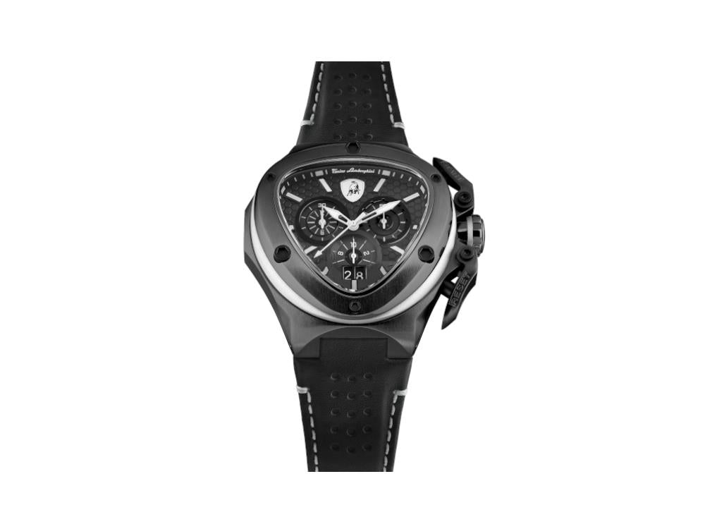 Reloj de Cuarzo Tonino Lamborghini Spyder X, Negro, 53 mm, Cronógrafo, T9XD