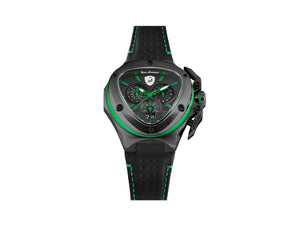 Reloj de Cuarzo Tonino Lamborghini Spyder X Verde Negro, 53 mm, Cronógrafo, T9XF