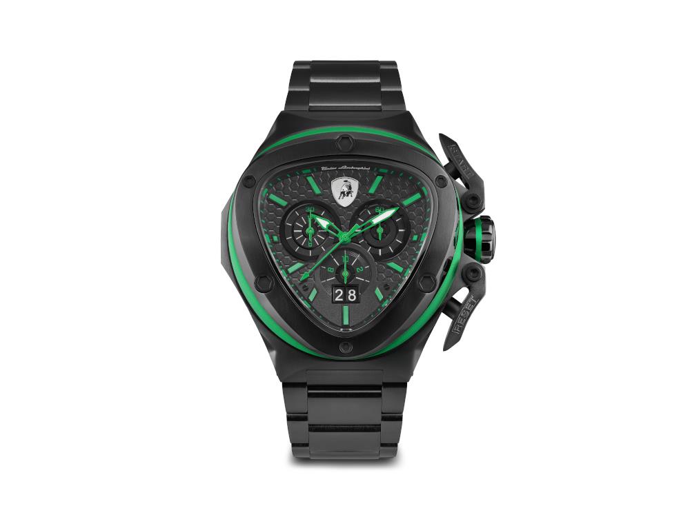 Reloj de Cuarzo Tonino Lamborghini Spyder X Verde, 53 mm, Cronógrafo, T9XF-B