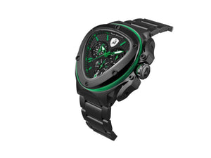 Reloj de Cuarzo Tonino Lamborghini Spyder X Verde, 53 mm, Cronógrafo, T9XF-B