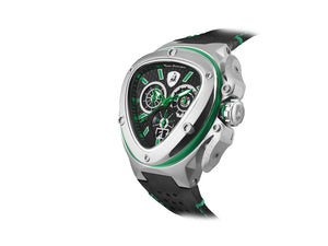 Reloj de Cuarzo Tonino Lamborghini Spyder X Verde SS, 53 mm, Cronógrafo, T9XF-SS