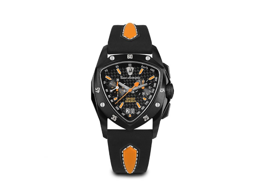 Reloj de Cuarzo Tonino Lamborghini New Spyder Orange, 43 mm, Crono, TLF-A13-6