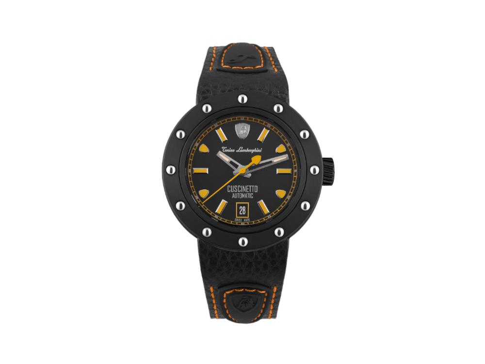 Reloj Automático Lamborghini Cuscinetto Naranja, Titanio, 42 mm, TLF-T01-3