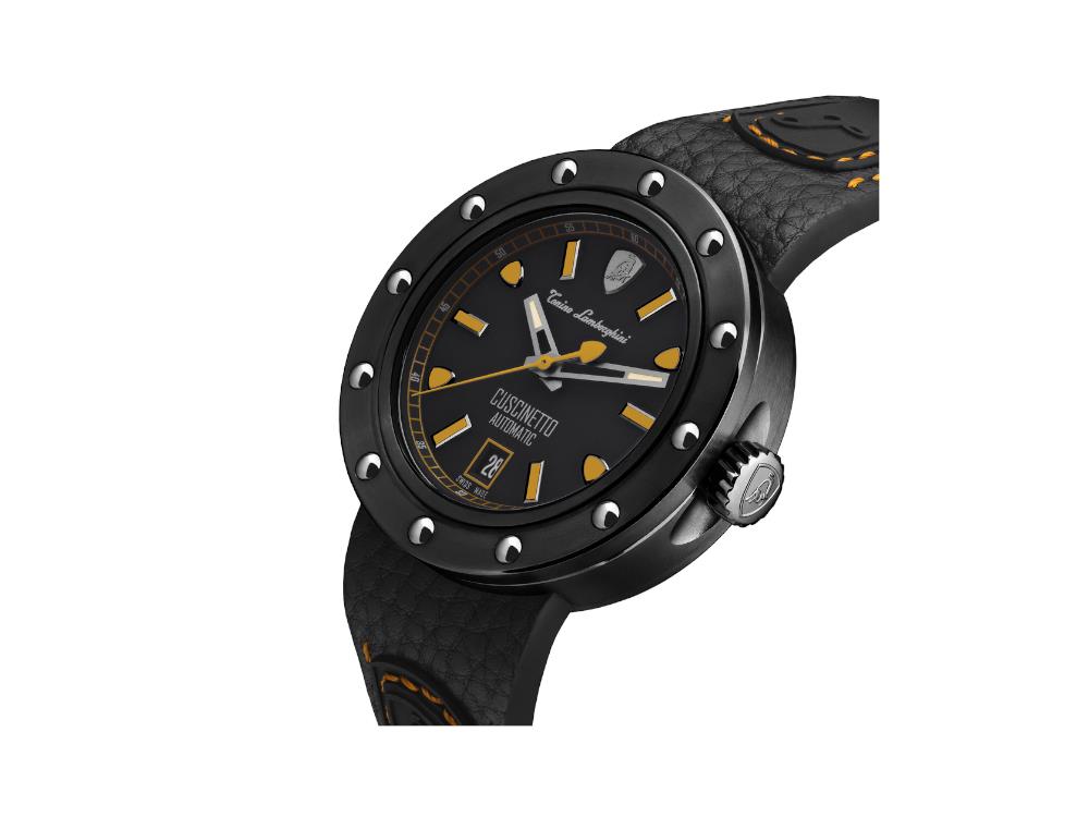 Reloj Automático Lamborghini Cuscinetto Naranja, Titanio, 42 mm, TLF-T01-3