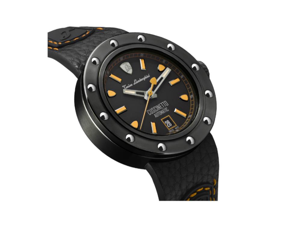 Reloj Automático Lamborghini Cuscinetto Naranja, Titanio, 42 mm, TLF-T01-3