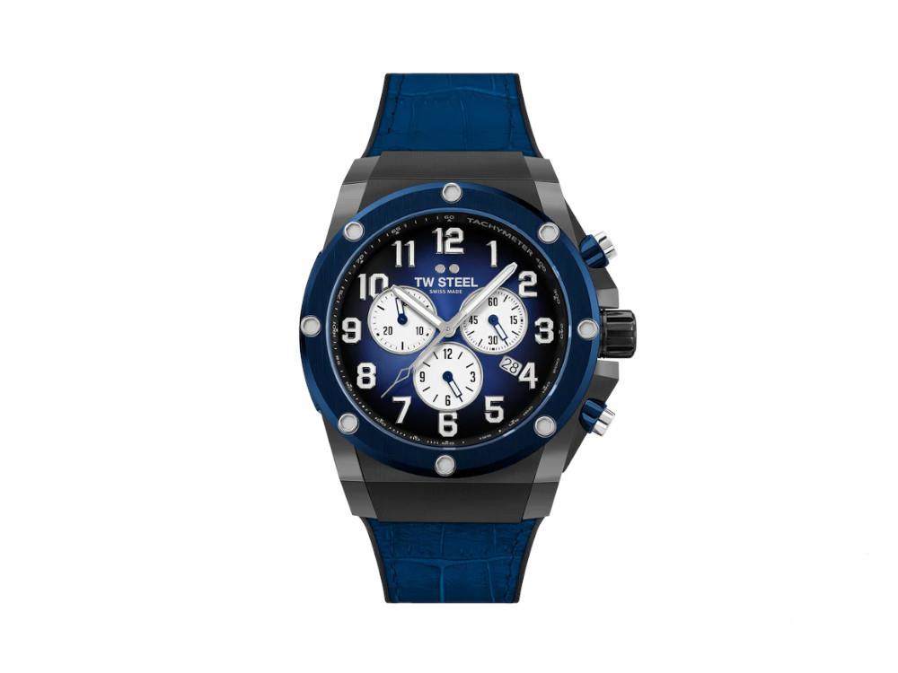 Reloj de Cuarzo TW Steel Ace Genesis, Azul, 44 mm, Edición Limitada, ACE134