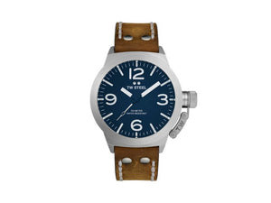 Reloj de Cuarzo TW Steel Classic Canteen, Azul, 45 mm, Piel, 10 atm, CS102