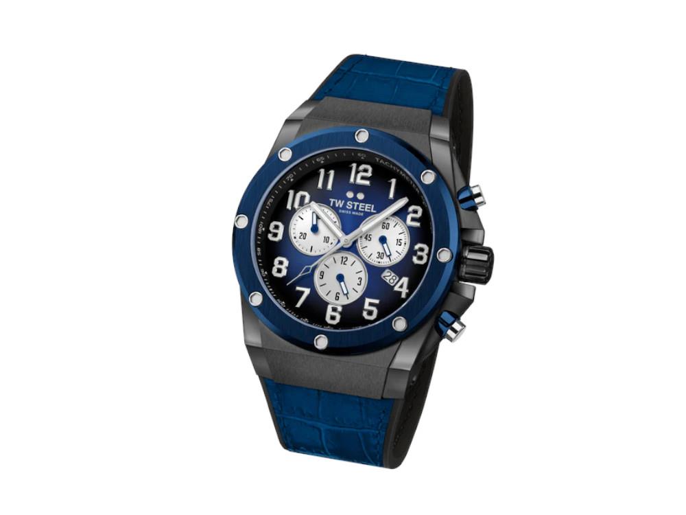 Reloj de Cuarzo TW Steel Ace Genesis, Azul, 44 mm, Edición Limitada, ACE134