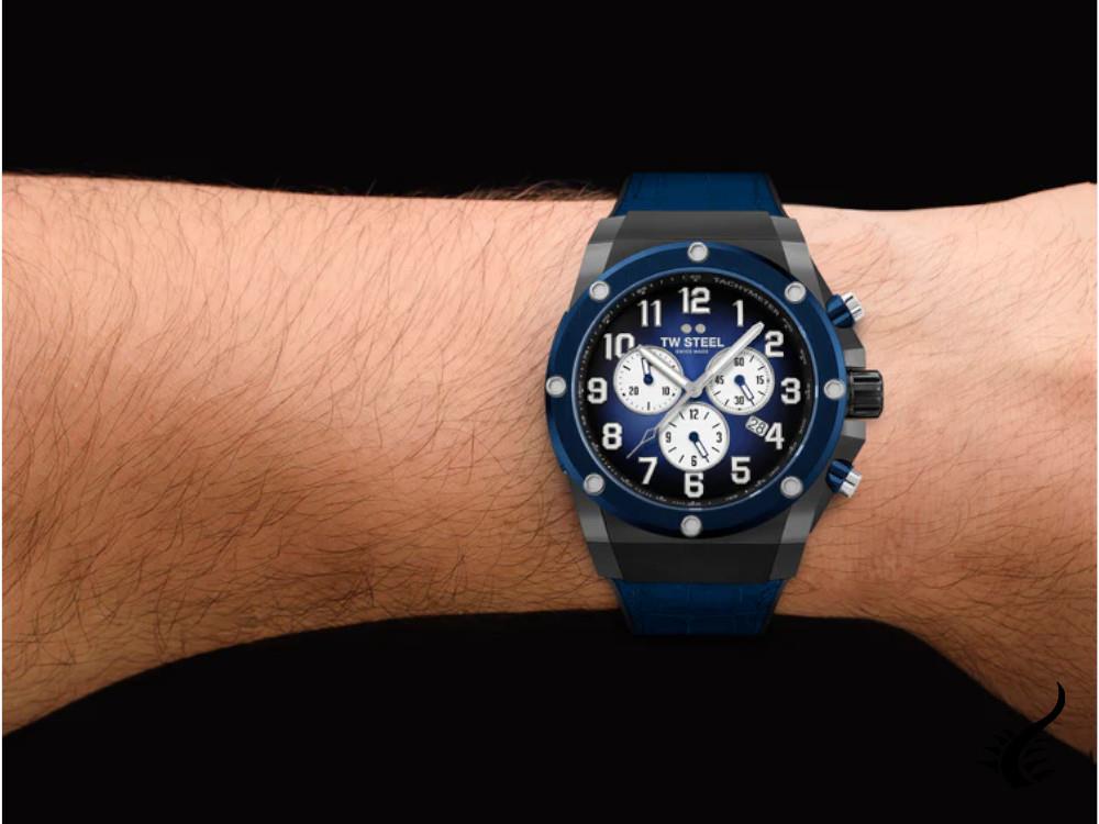 Reloj de Cuarzo TW Steel Ace Genesis, Azul, 44 mm, Edición Limitada, ACE134