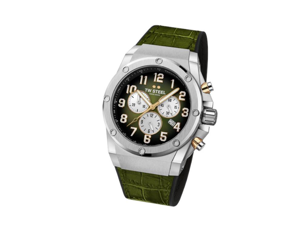 Reloj de Cuarzo TW Steel Ace Genesis, Verde, 44 mm, Edición Limitada, ACE131