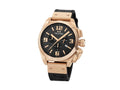Reloj de Cuarzo TW Steel Canteen, Negro, 46 mm, Correa de piel, 10 atm, TW1014